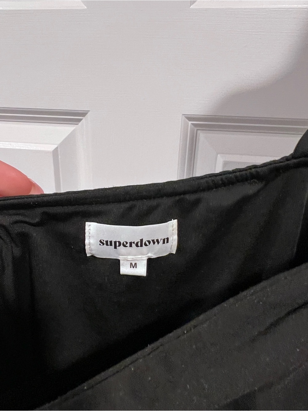 superdown Black One-Shoulder Twist Bodysuit - Picture 4 of 4